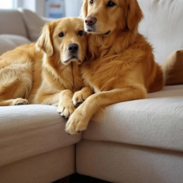 Zadowolona klientka przytulająca psa po udanych zakupach w PawMarketPL
