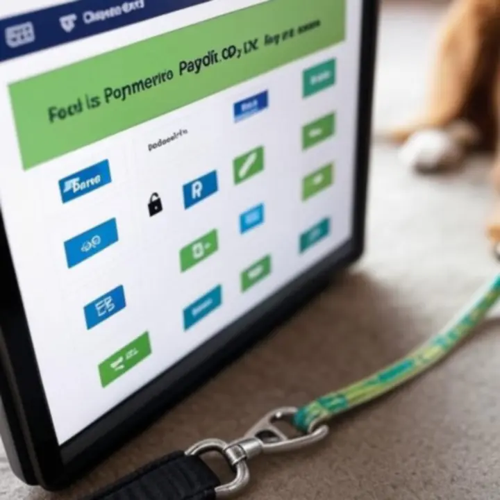 Ikony metod płatności w sklepie internetowym z produktami dla zwierząt